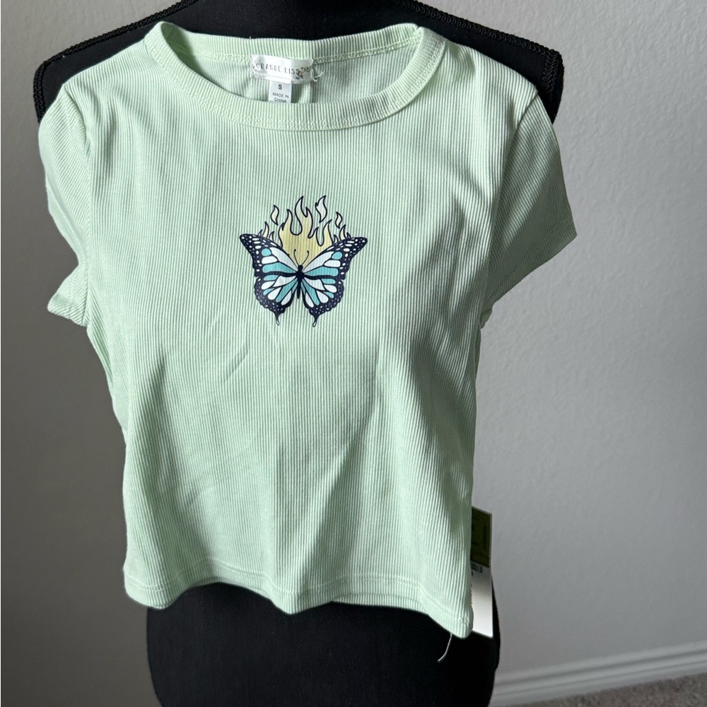 Orange kiss crop top -Ross